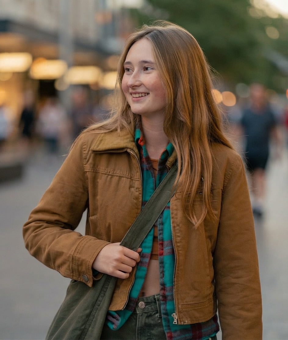 The Agency India Fowler Brown Jacket – Women’s Brown Leather Jacket Inspired by The Agency TV Series