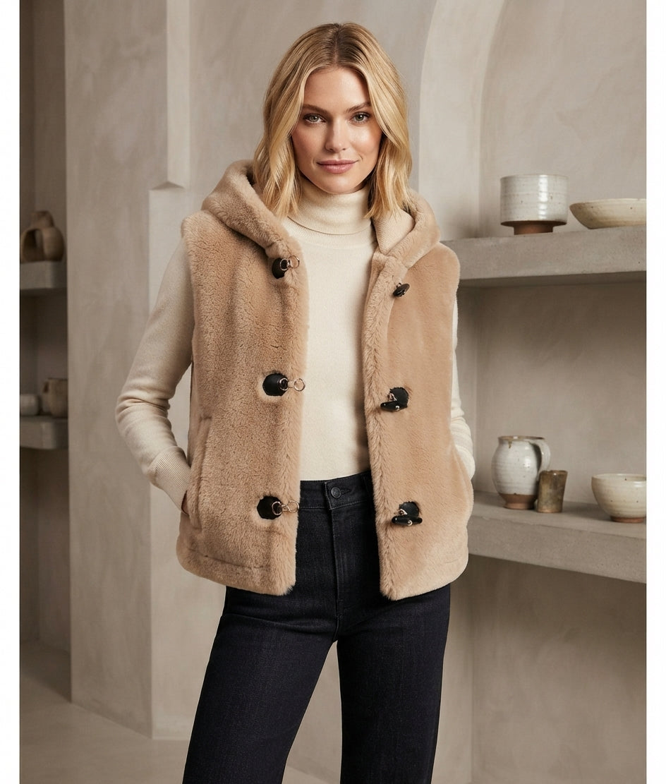 Ransom Canyon S02 Heidi Grace Engerman Shearling Gilet | Women’s Shearling Vest